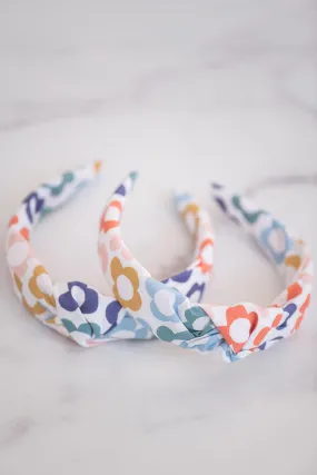 The Tiny Tassel Rainbow Flowers Headband