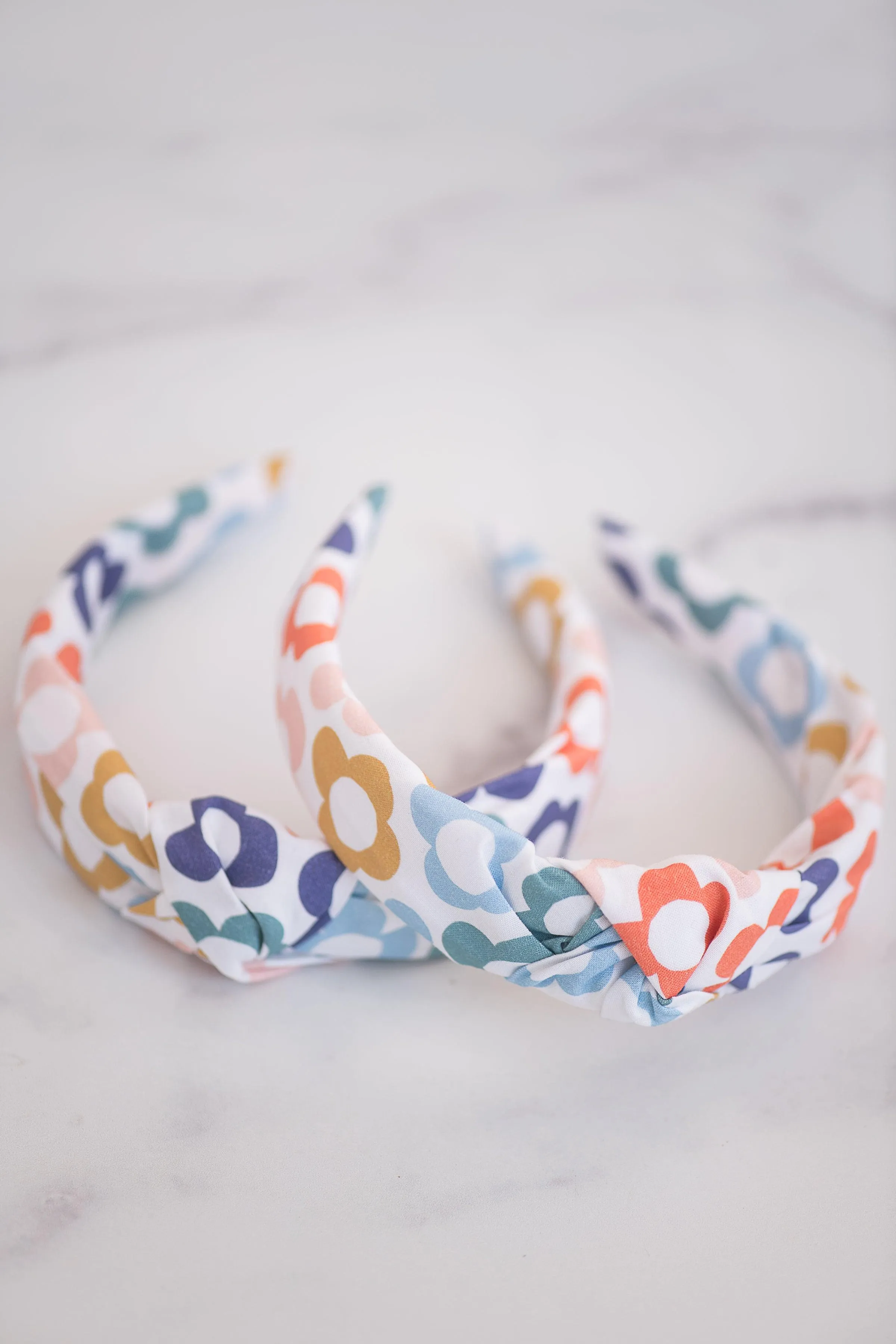 The Tiny Tassel Rainbow Flowers Headband