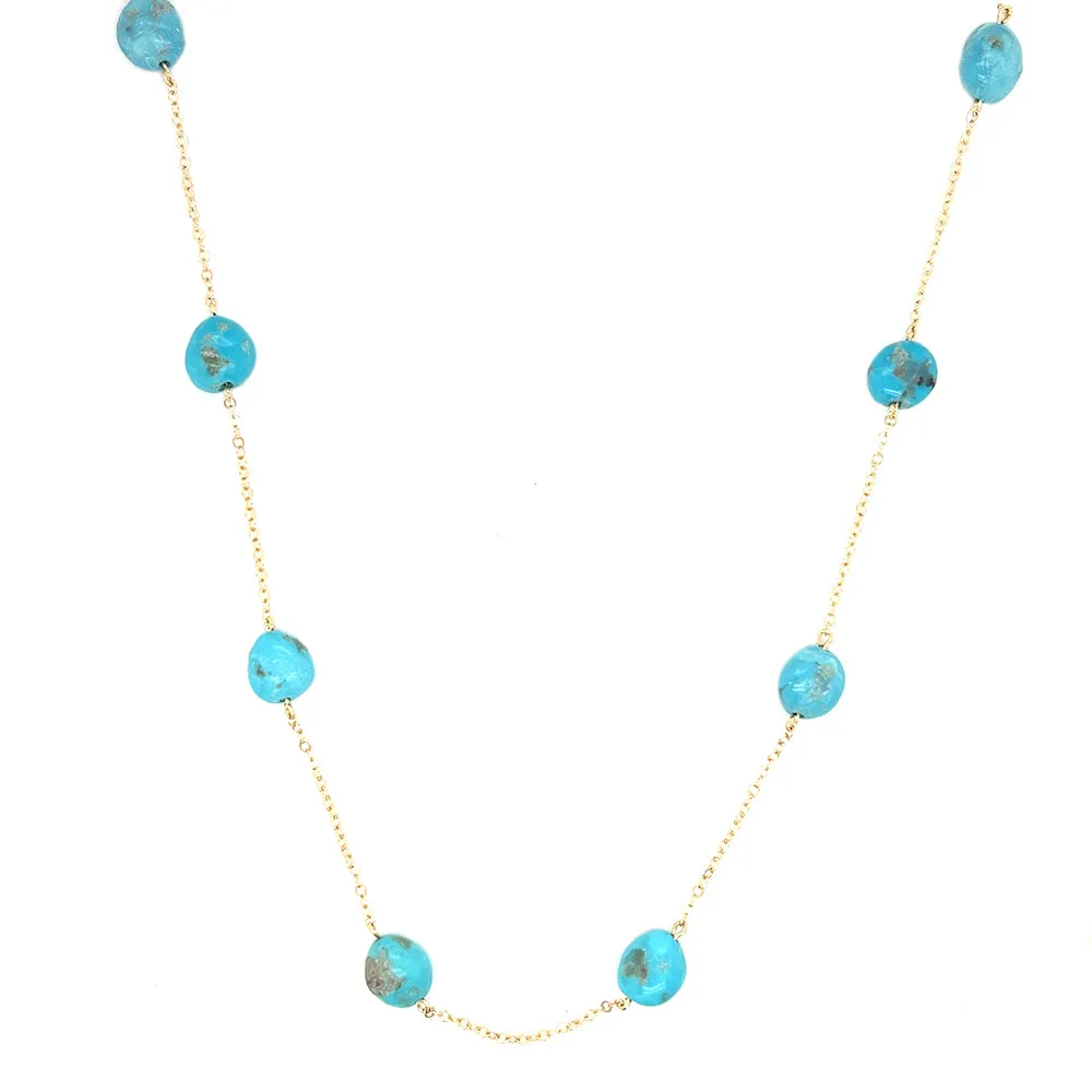 Turquoise Bead Necklace