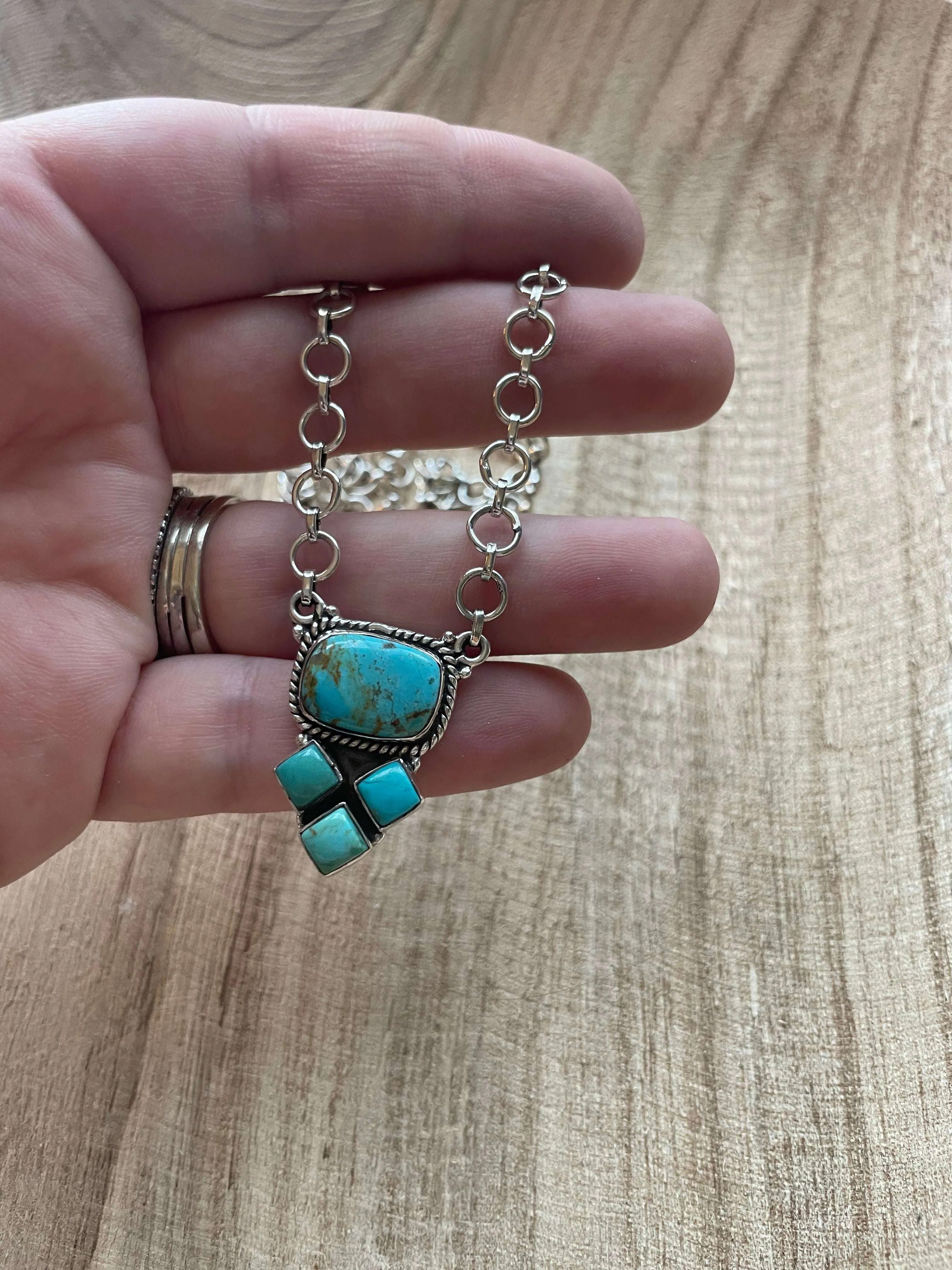 Turquoise Drop Necklace