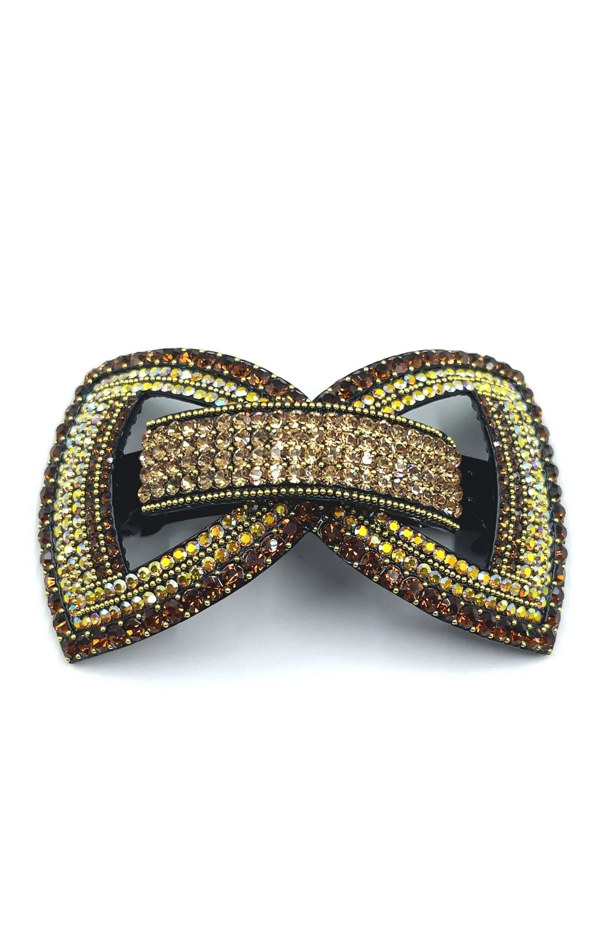 Tuxedo Hair Bow Tie Barrette
