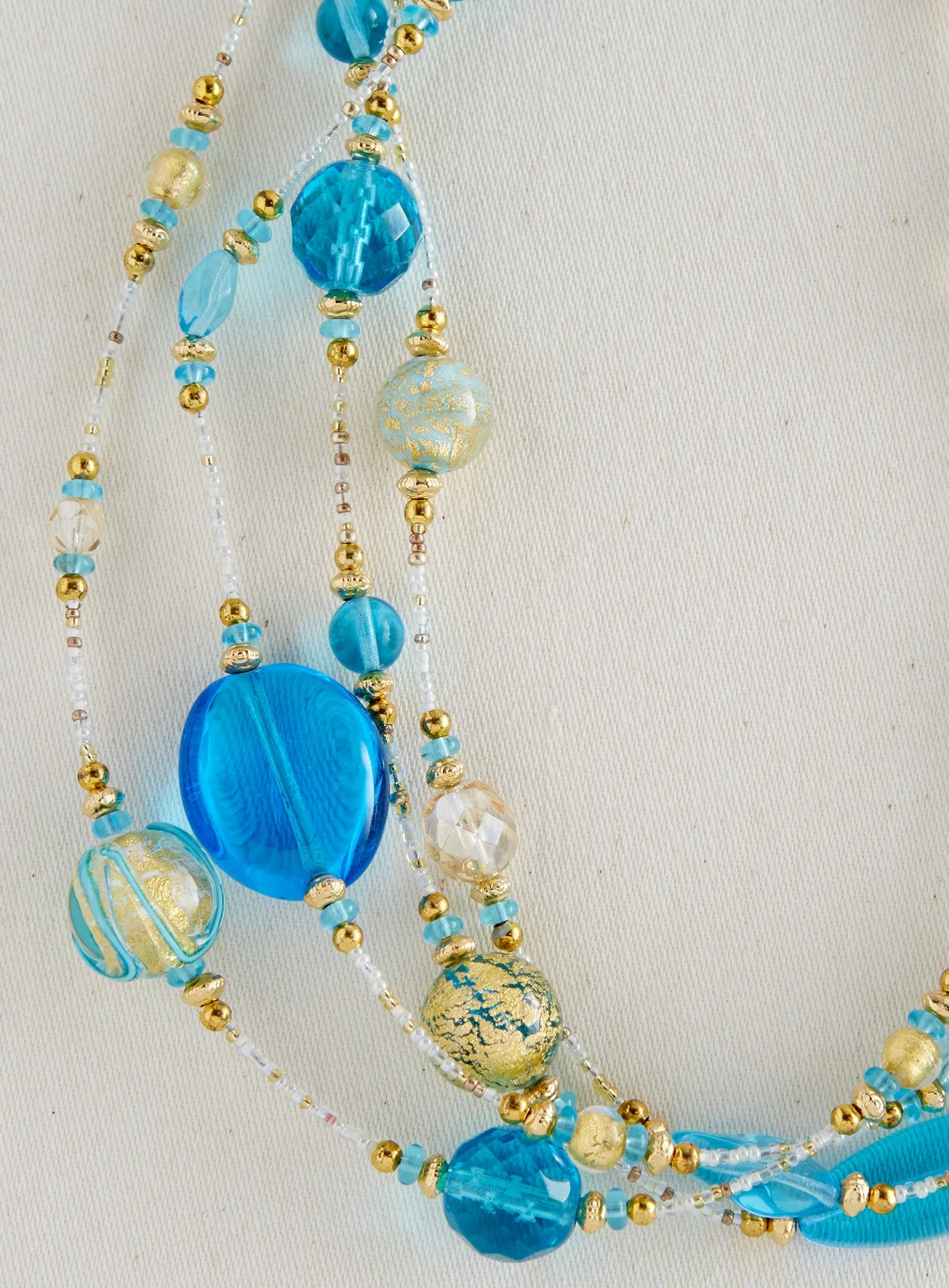 Venetian Twilight Glass Necklace