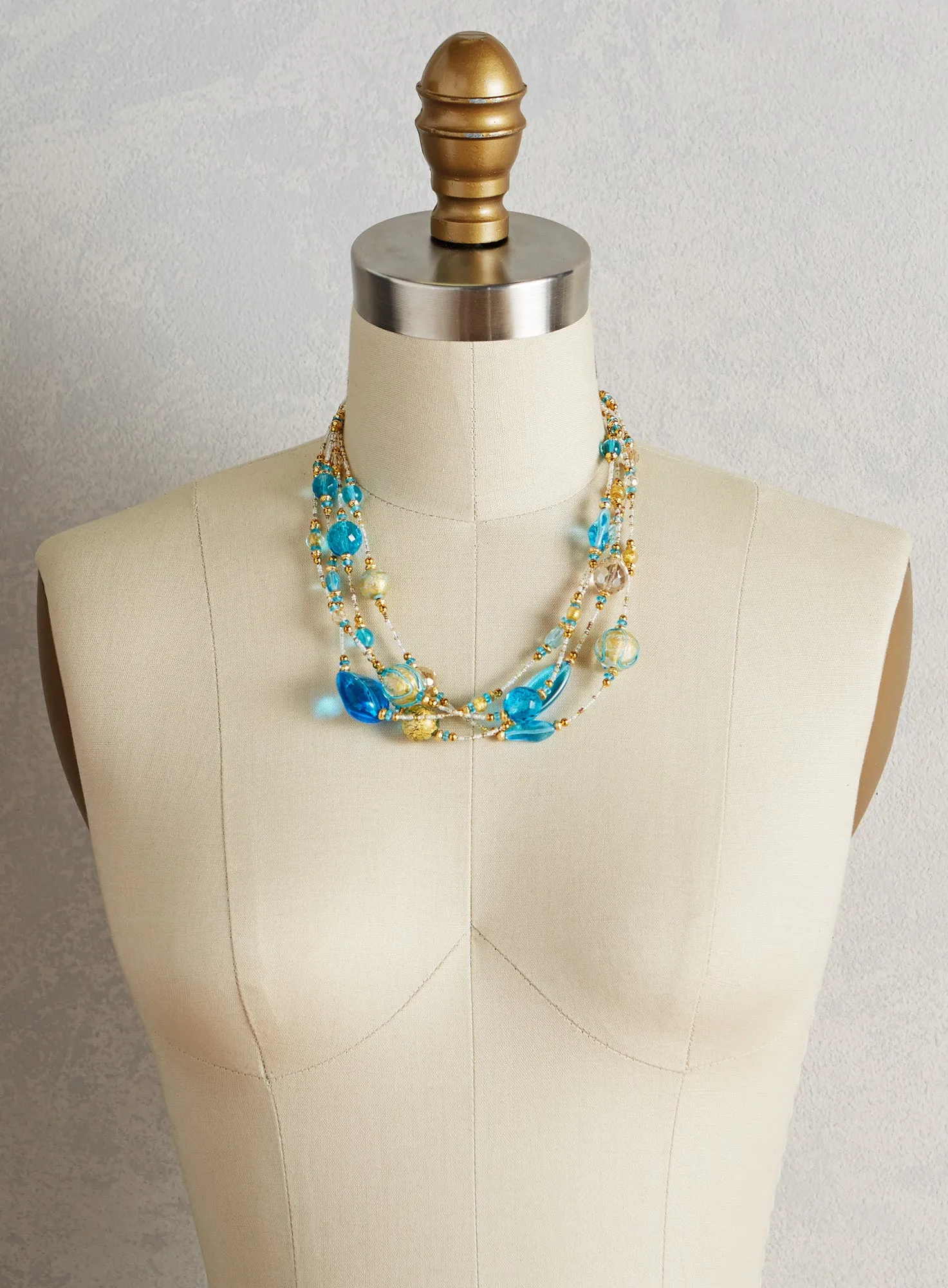 Venetian Twilight Glass Necklace