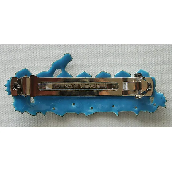 Zarah Zarlite Sunflower Garden & Bird Hair Barrette